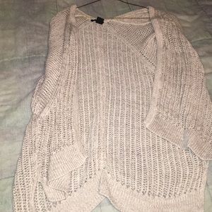 Grey slouch sweater